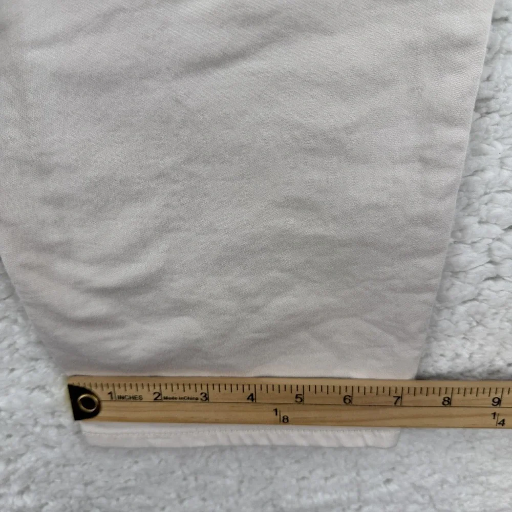 Banana‎ Republic Travel Jeans Mens 36x32 White Slim Tapered Stretch Denim Pants